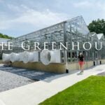 photo of the outside of the CSHL greenhouse