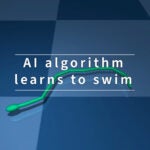 image from AI worm learns to swim video
