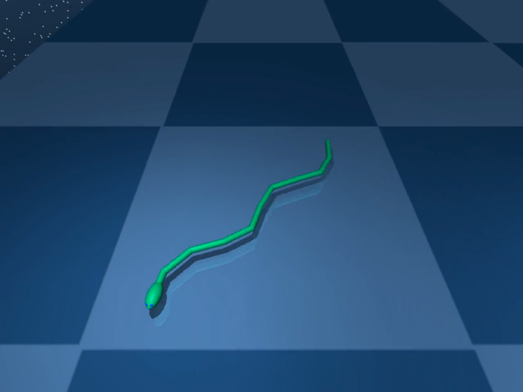 illustration of a computer generated worm