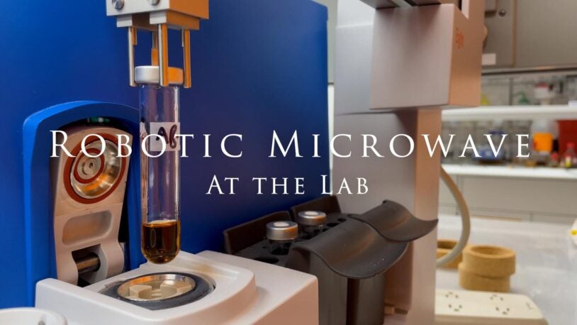 Tools of the trade at CSHL: Robotic microwave