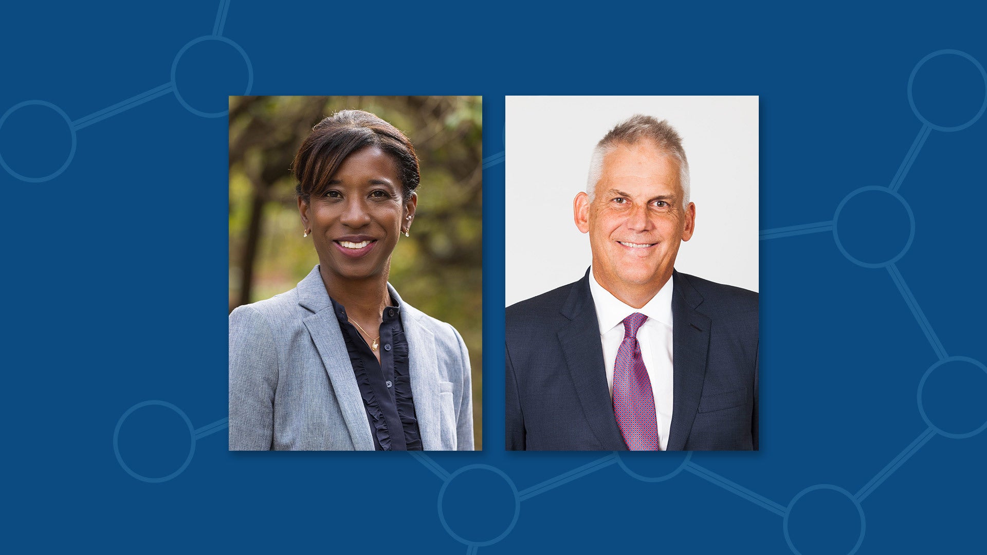 photos of CSHL Trustees Tracy Johnson & Tom Lister