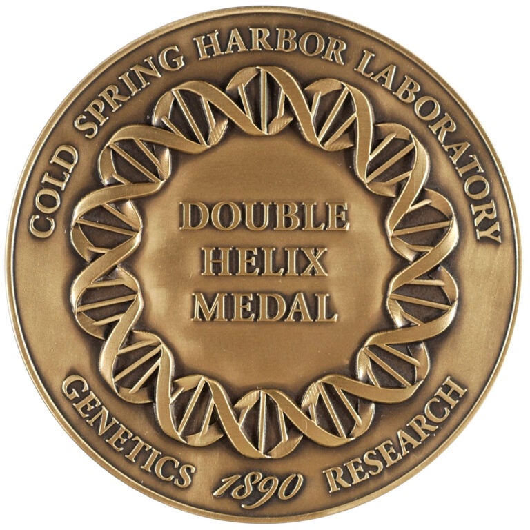 photo of the CSHL Double Helix Medal