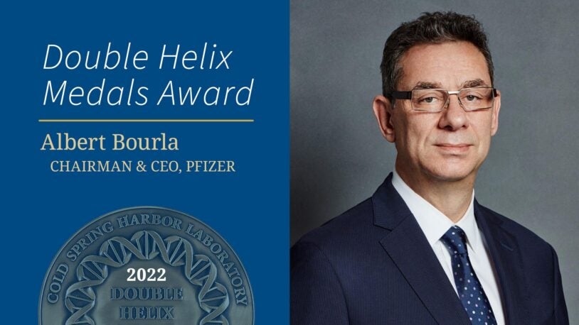 2022 Double Helix Medal winner Dr. Albert Bourla