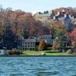 Image of Cold Spring Harbor Laboratory Seawall viewed from the harbor