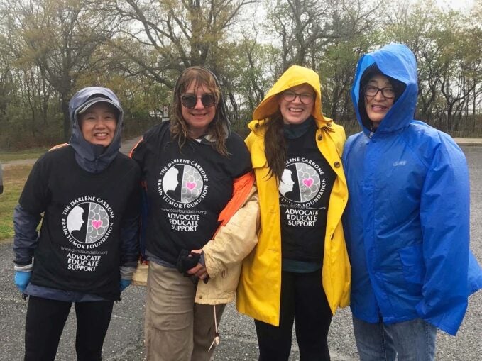 Image of Mills lab at the Darlene Carbone Brain Tumor Foundation's 2nd Annual Walk to support glioblastoma research