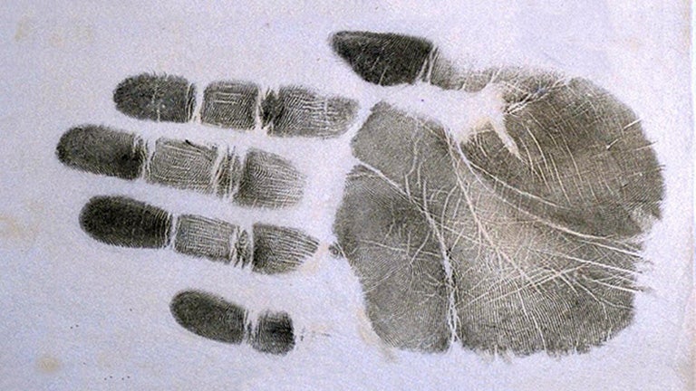 image of a handprint
