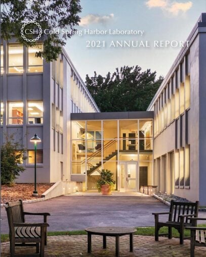 image of the 2021 CSHL Annual Report cover