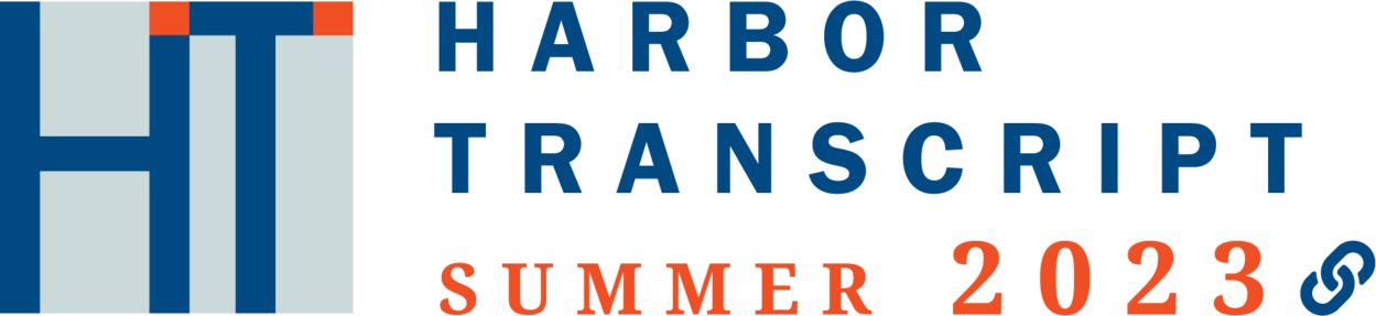 image of the Harbor Transcript Magazine logo Summer 2023 edition