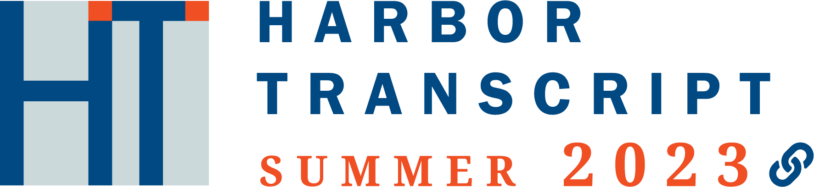  image of the Harbor Transcript Magazine logo Summer 2023 edition