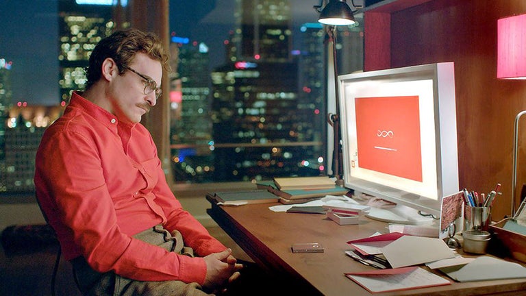 film still of Joaquin Phoenix from the movie Her