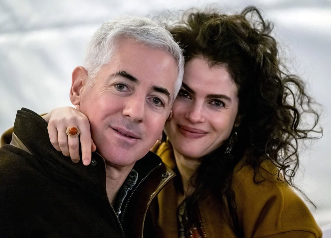 photo of Bill Ackman and Neri Oxman