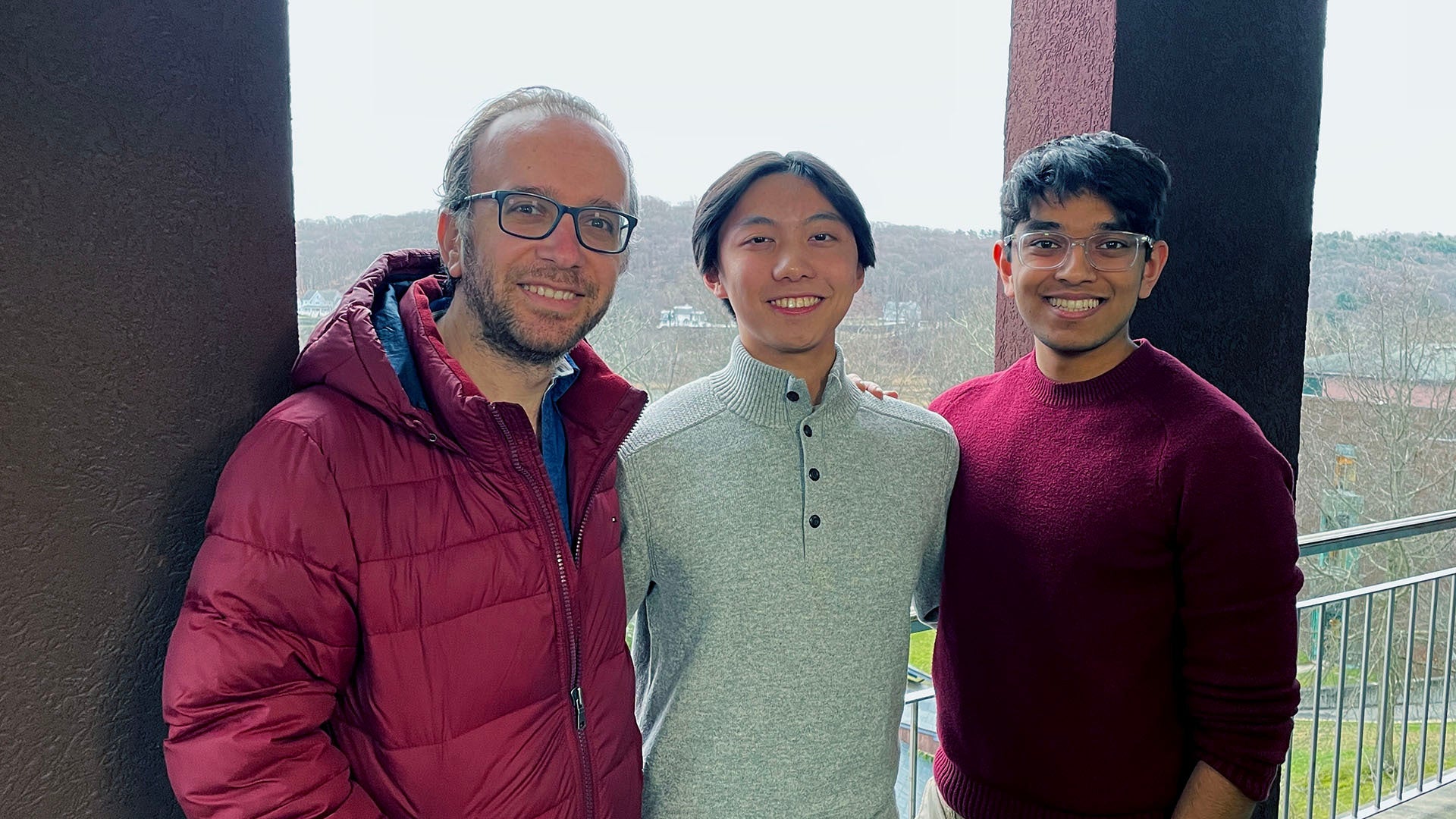 Photo of Griffin Hon with Semir Beyaz and Vyom Shah