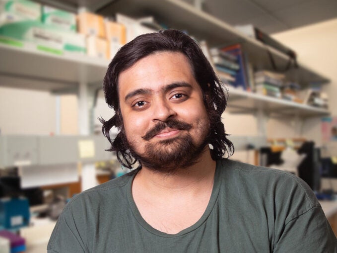 image of CSHL postdoc Amitava Banerjee