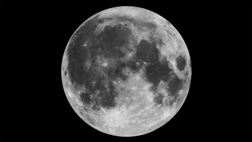 image of the full moon