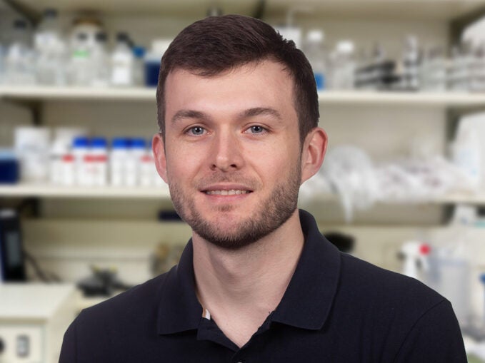 image of CSHL postdoc Ruben Steigerwald