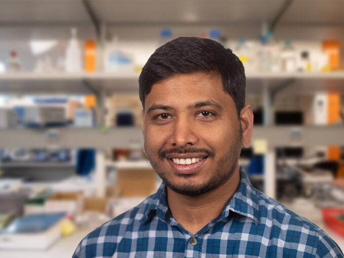 image of CSHL postdoc Samrat Rakshit