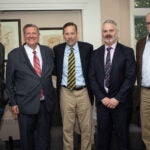 image of Bruce Stillman, John Prufeta, David Tuveson, John Moses, and Barry Sharpless