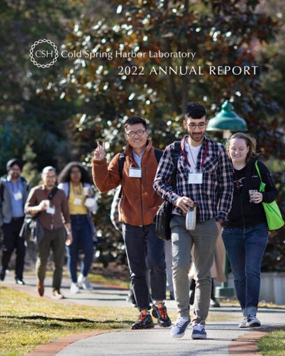 image of the 2022 CSHL Annual Report cover