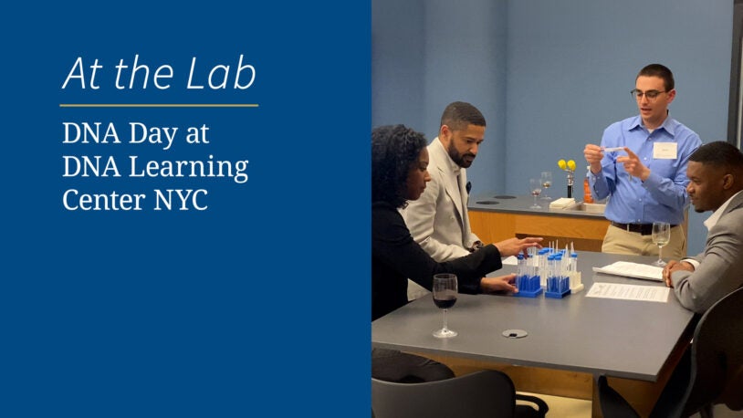 Senator Schumer visits DNA Learning Center NYC