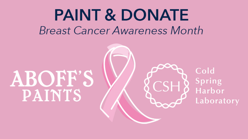 CSHL & Aboff’s Paints announce Paint & Donate campaign