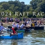 image of video slide for 2024 raft race video