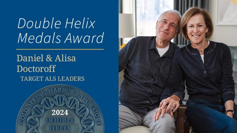 2024 Double Helix Medal recipients Alisa & Daniel Doctoroff