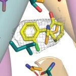 image of ketamine chemical molecules