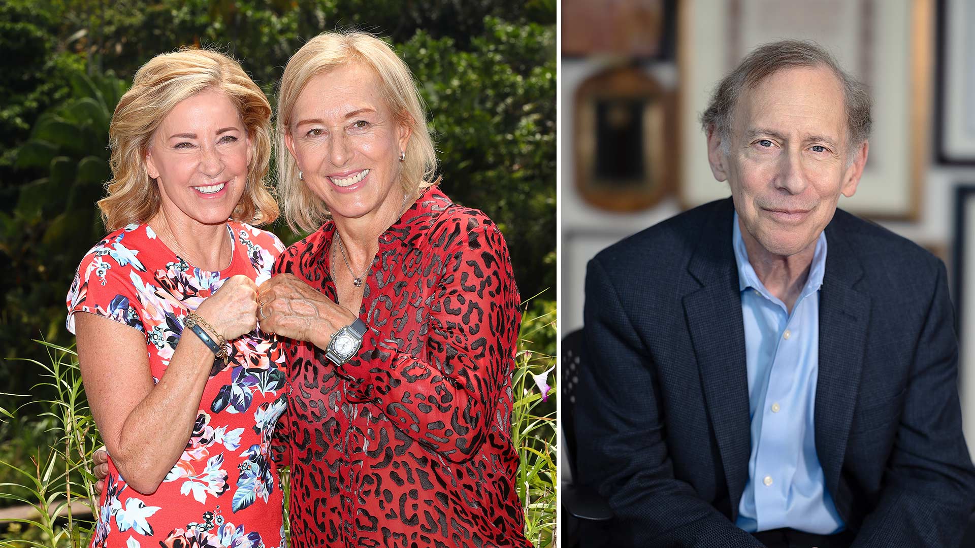 image of Chris Evert, Martina Navratilove, and Robert Langer, 2025 CSHL DHMD honorees