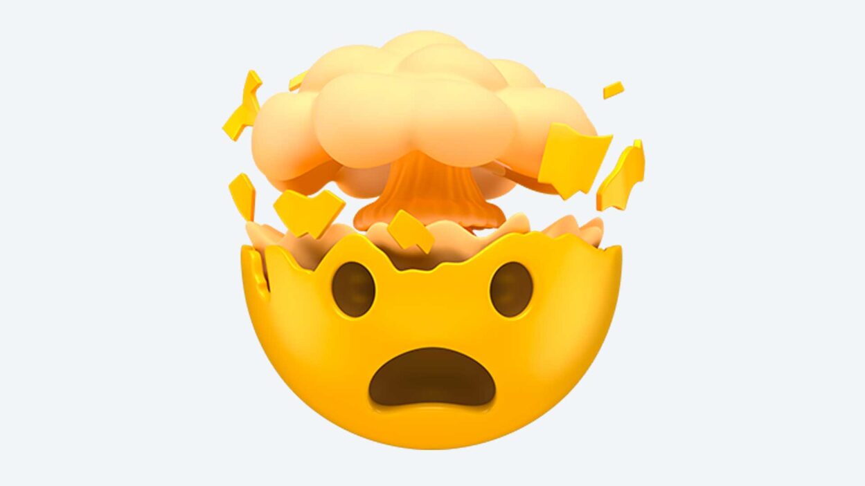 image of exploding head emoji
