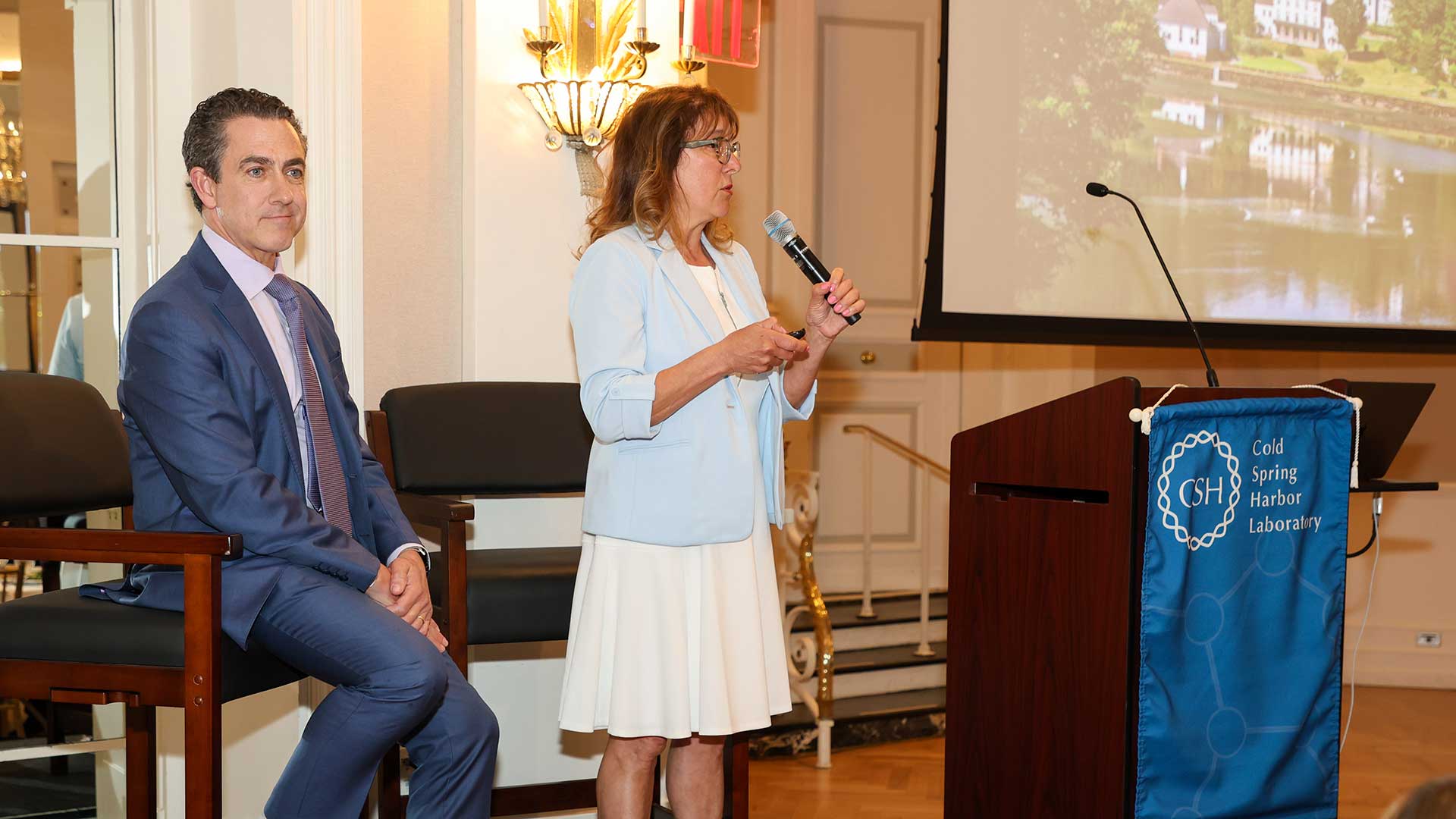 Image of John Boockvar and Alea Mills at the Cosmopolitan Club
