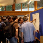 Image of a poster session from the 2025 CRISPR Meeting