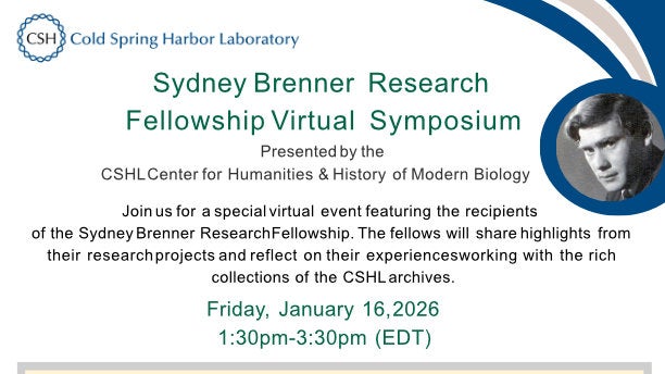 Sydney Brenner Research Fellowship Virtual Symposium 2026