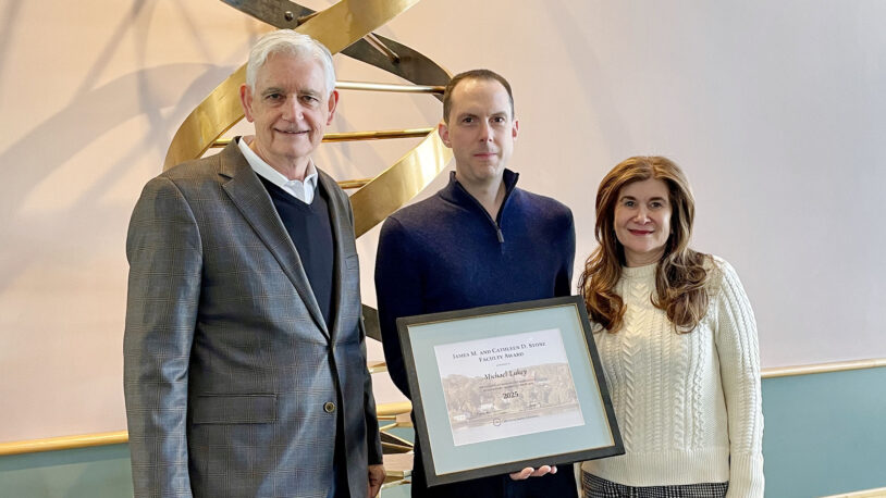 Lukey receives 2025 Stone Faculty Award