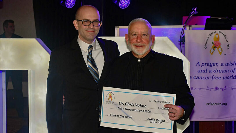 Image of Chris Vakoc and Phil Renna at the CRF 19th Annual Gala