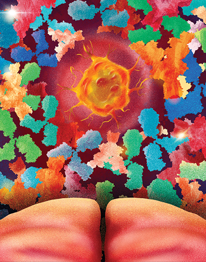 Immune response to cancer may cause brain disease